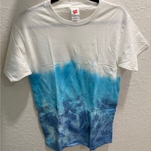 CUSTOM Hanes Classic White T-Shirt tie dye